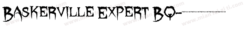 Baskerville Expert BQ字体转换